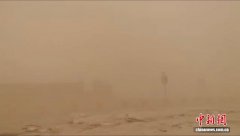 青海遭遇立夏以来最强大风沙尘天气
